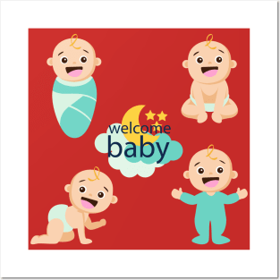 Welcome Baby Posters and Art